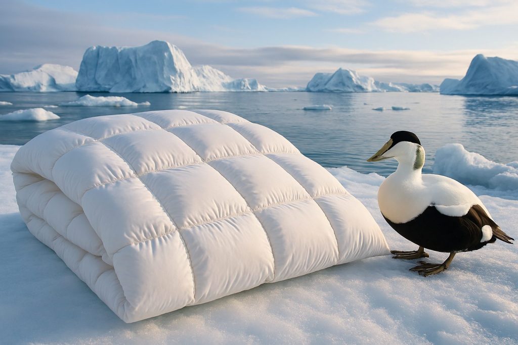 アイダーダックダウン 羽毛布団 西川