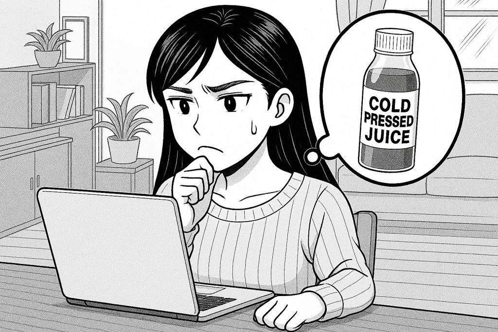 コールドプレスジュース 効果 なし